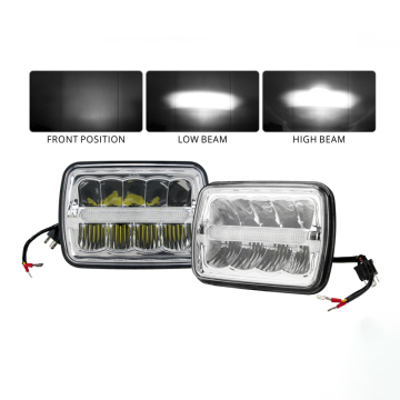 5x7 LED αντικατάσταση HI/Low Sealed Beam LED προβολείς για το Jeep Wrangler YJ, Cherokee XJ, Toyota, Ford