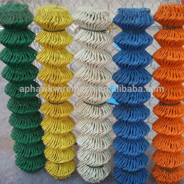 Parking lot diamond hole size metal chain link fence