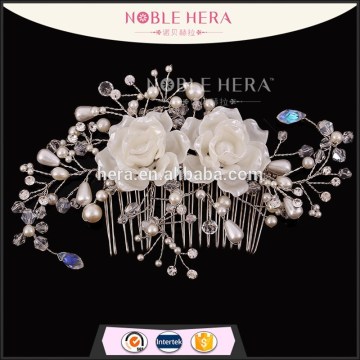 Various Styles Hot Selling Pearl Floral Crystal Bridal Hair Combs