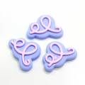 Pastel violet Mini pluie nuage vent météo signe accessoires résine Planar Flatback Cabochon pour artisanat faisant bricolage décoration