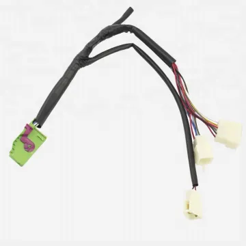 China Automotive 32 Pin Green Dashboard Wire Harness Plug Connector