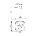 Arinaplus Rain Shower Head