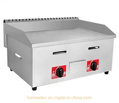 Countertop Gas Griddle Flat Plate Desktop Gas Griddles Single Burner Griddle