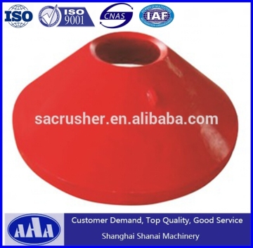 Cone Crusher Spare Parts Manganese Steel Cone Crusher Mantle Cone Concave Liners