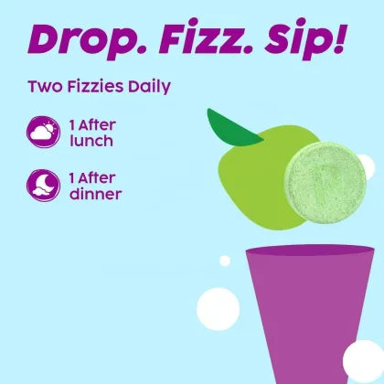 Weight Loss Low Sugar Green Apple Effervescent Tablets