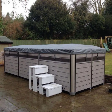 Insulated Swim Spa Hot Tub Roll Cover for UV Protection