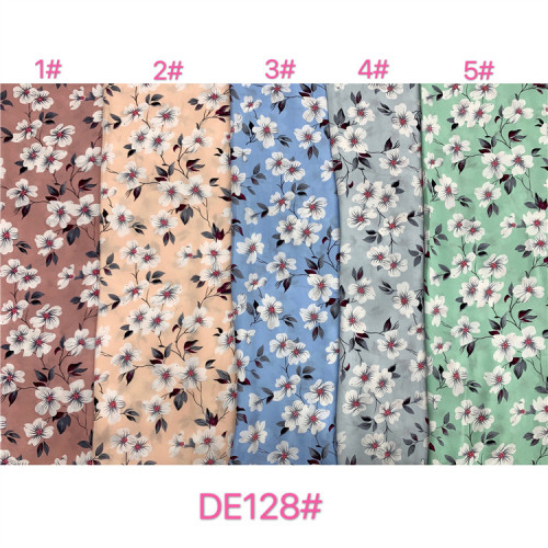 Plain Printed Rayon Print Stock Fabric For Shirt
