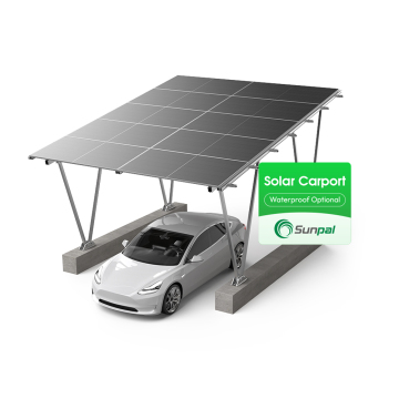 Sunpal Aluminium Solar PV Carport for Car Parking with Solar Panels