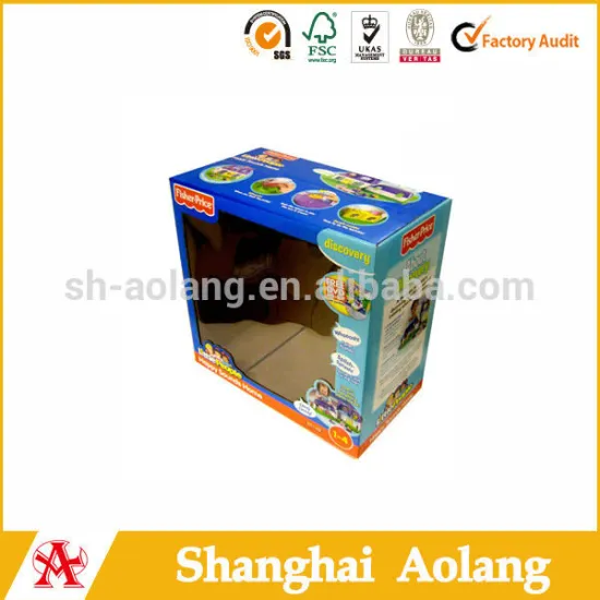 high quality hot sale corrugated paper box display box for children toy
