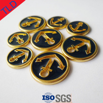 Custom made metal buttons
