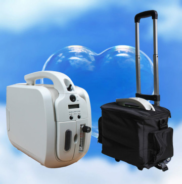 Portable oxygen-concentrator oxygen generator for home