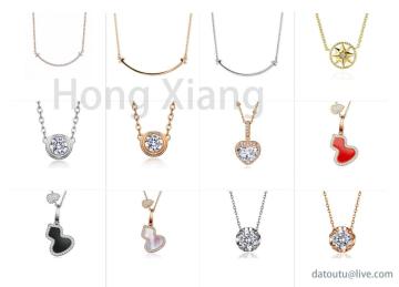 Luxury zircon necklace exquisite necklace can be customized