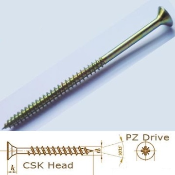 Chipboard Screw z/p black