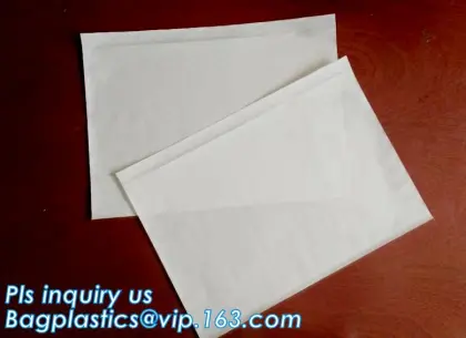 packing list enclosed envelope pouches, SIDE LOADING PACKING LIST ENVELOPES, INVOICE ENCLOSED PACKING LIST ENVELOPES