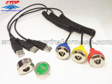 USB özel kablosuna şarj cihazı