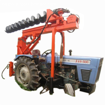 Deep Bore Pile Drilling Machine on Tractor