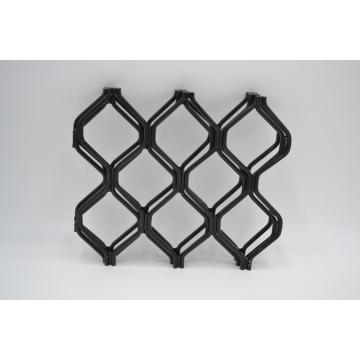 Black aluminium security net