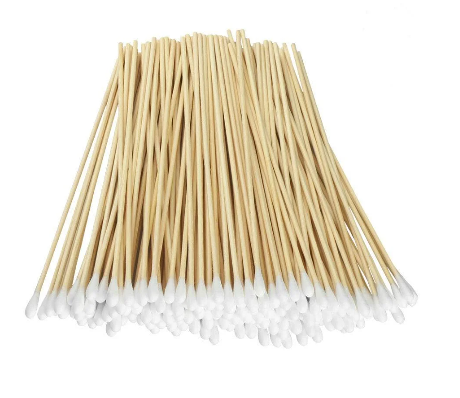 Sterilization Wooden Stick Cotton Swabs