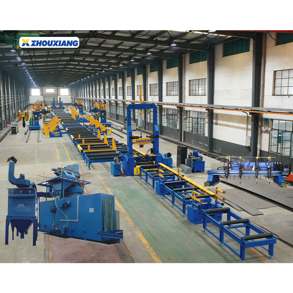 Structural Steel Processing H Beam Production Line