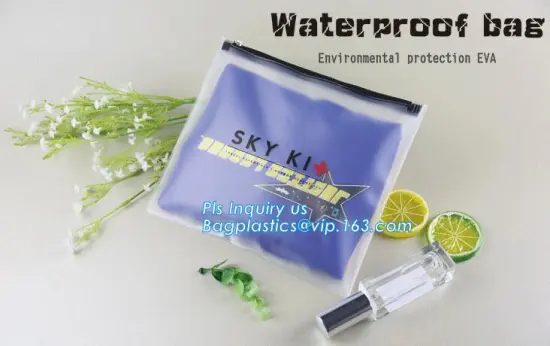 waterpoof slider zipper on top pvc bag with zipper, Pencil Pen Case Cosmetic Makeup Coin Pouch felt Zipper Bag