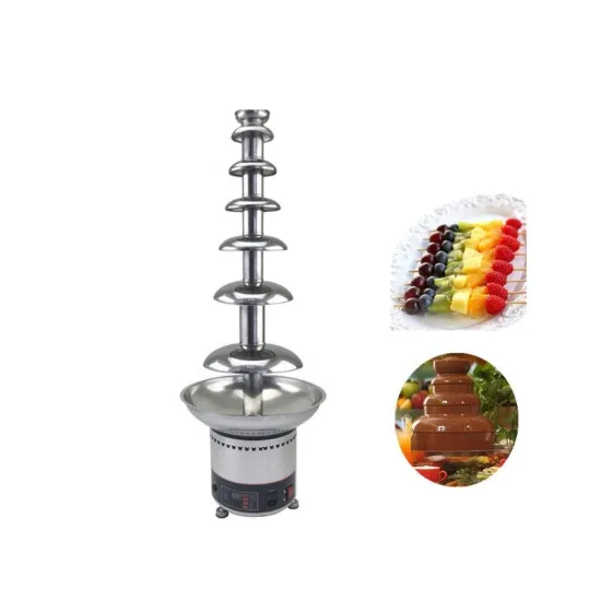 Commercial Party Use Chocolate Fondue Black Chocolate Fountain Machine