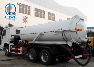 SINOTRUK 6X4 Sewage Suction Truck 16 CBM