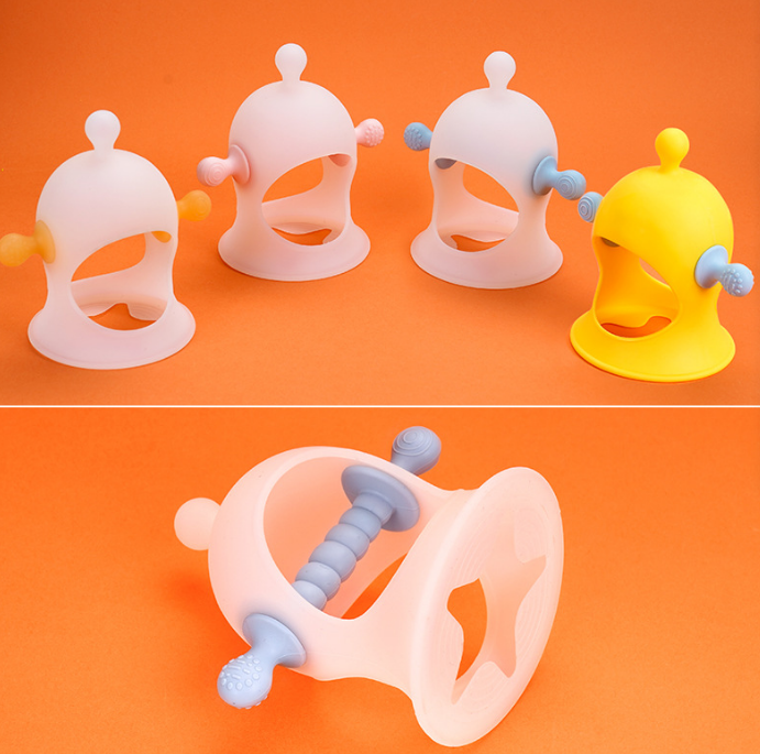 Never Drop Silicone Teether Teehing Toy