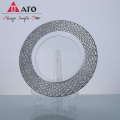 Ato Banquet Silver Round Round Plate Charger Plate