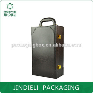 Wine carrier leather box packaging