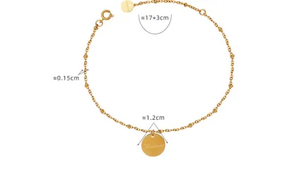 New Arrival: Gold Plated Stainless Steel Forever Letter Coin Bracelet and Titanium Steel Round Tag Chains Bracelet