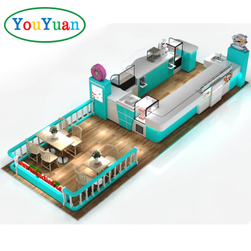 Unique Bubble Tea Kiosk and Ice Cream Shop Interior Design Showcase