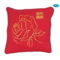 Rich flower throw pillow quilt