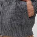 Herrenklassiker Mode Waffel Langarmpullover Top