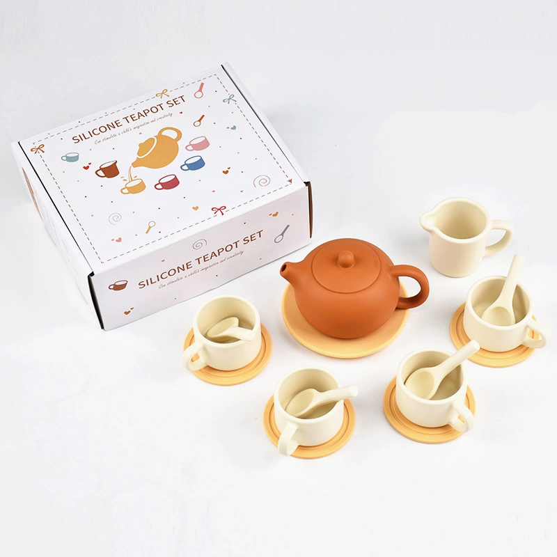 silicone tea set toys MFZ-G008A