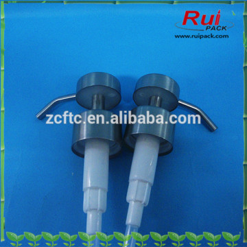 Aluminum bottle with stainless steel long nozze lotion pump dispenser pumps,Kitchen use metal lotion pumps sprayer