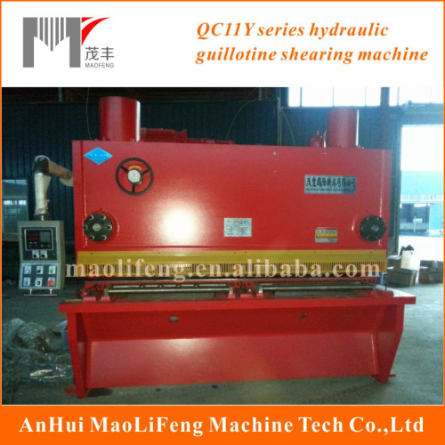 CNC Hydraulic guillotine cutting machine / guillotine shear / cnc cutting machine