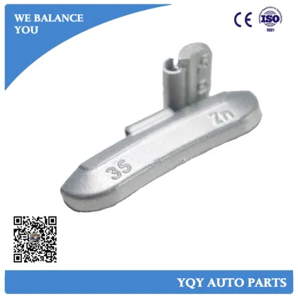 Factory Price Zn wheel weights clip on balance weights/wheel weights