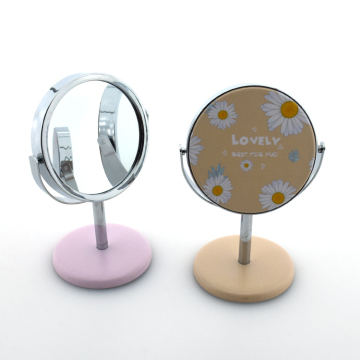 Rotatable Round Cosmetic Table Mirror