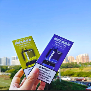 Elfworld Reload 6000 Puffs Re-Use Disposable Vape