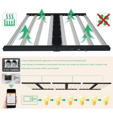 LED -vikbar 720W -växt växer ljus 6500k