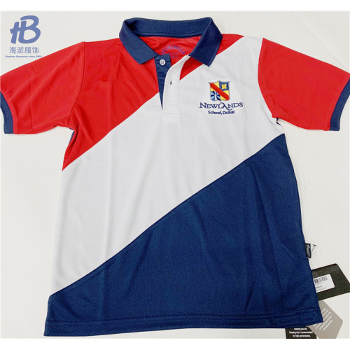 Schoolwear Polo Shirts High Quality Summer Quick Dry Boys Polo Shirts Factory