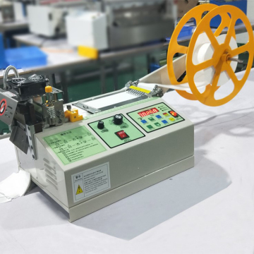 High Efficiency Webbing Belt and Satin Ribbon Cutting Machine