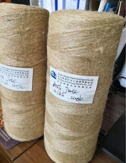 Natural jute blended yarn