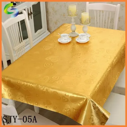 shiny golden gambling table cloth
