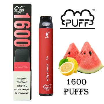 E-cigarette Quality Puff xxl 1600 Puff wholesale