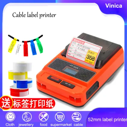 VNC-50DC Thermal Label Printer Cable Label Printing