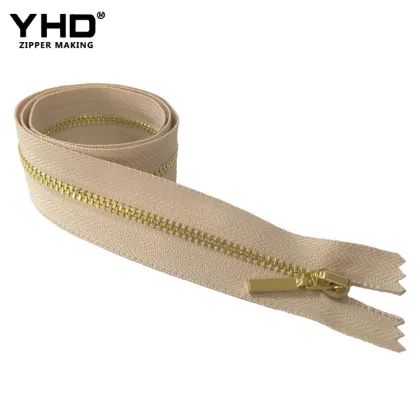 quality 5# silver metal zippers for carhartt jackets and clothing