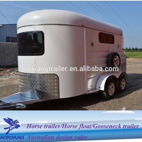 Fiberglass Roof Horse Trailer, Horse Float, High Quality Fiberglass
