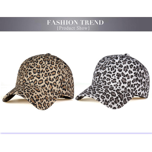 Leopard cap baseball cap man and woman