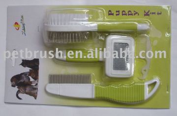 pet plastic grooming set, comb set